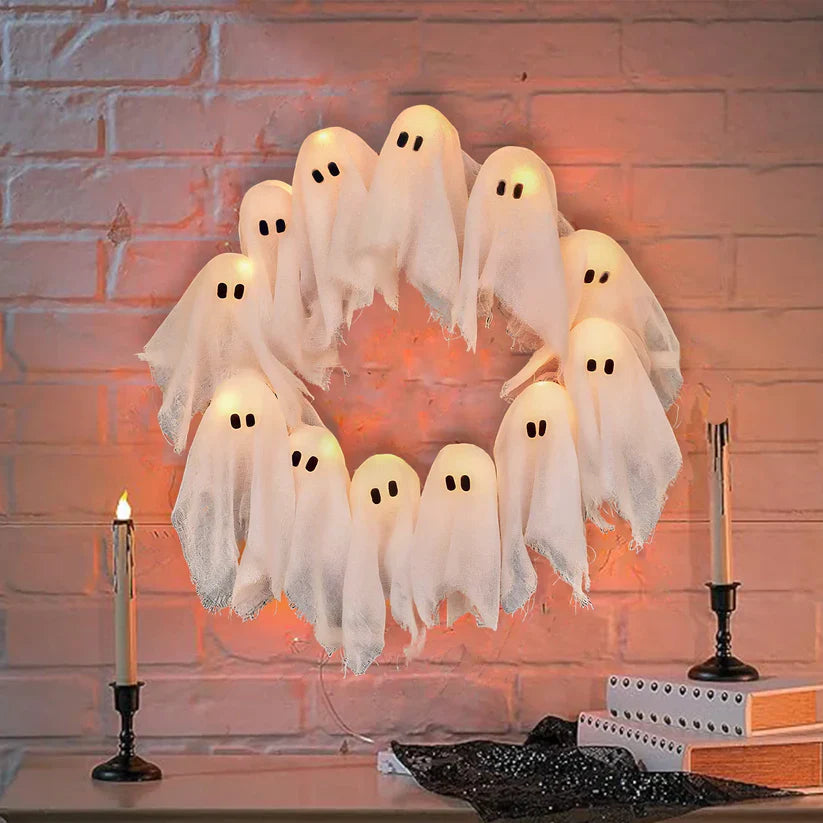 HauntGlow Halloween Krans | Betoverende glow krans voor een spooky feestelijke touch