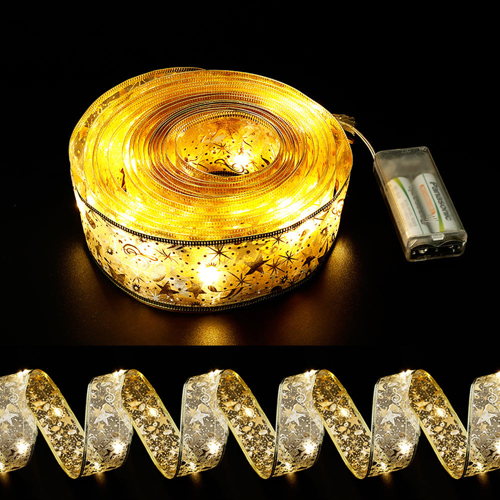 Decoratief Band met Kleurrijke LED-Verlichting – 5cm Brede Stoffen Lichtband