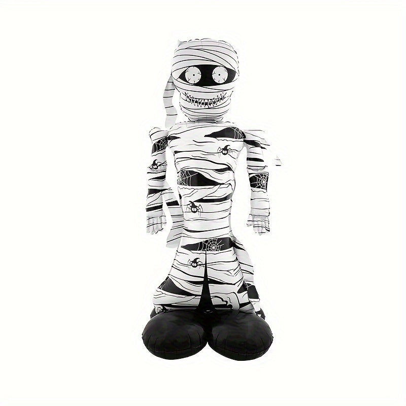Halloween Cartoon Opblaasbare Mummie Decoratie | Spookachtige Vrijstaande Decoratie