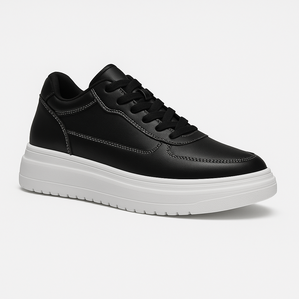 Verhoogde Sneakers Heren - Discrete Hoogtewinst - Comfort en Stijl