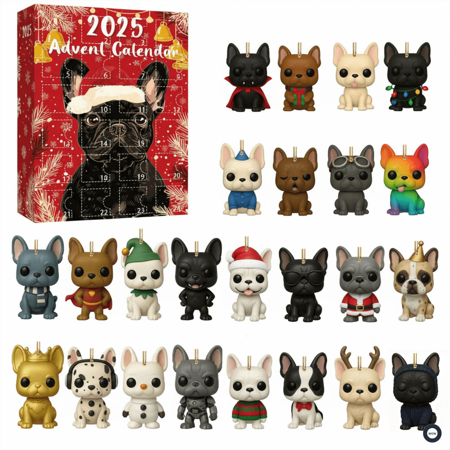 Pawfect | 2025 Grappige Honden Adventkalender Feestcadeau