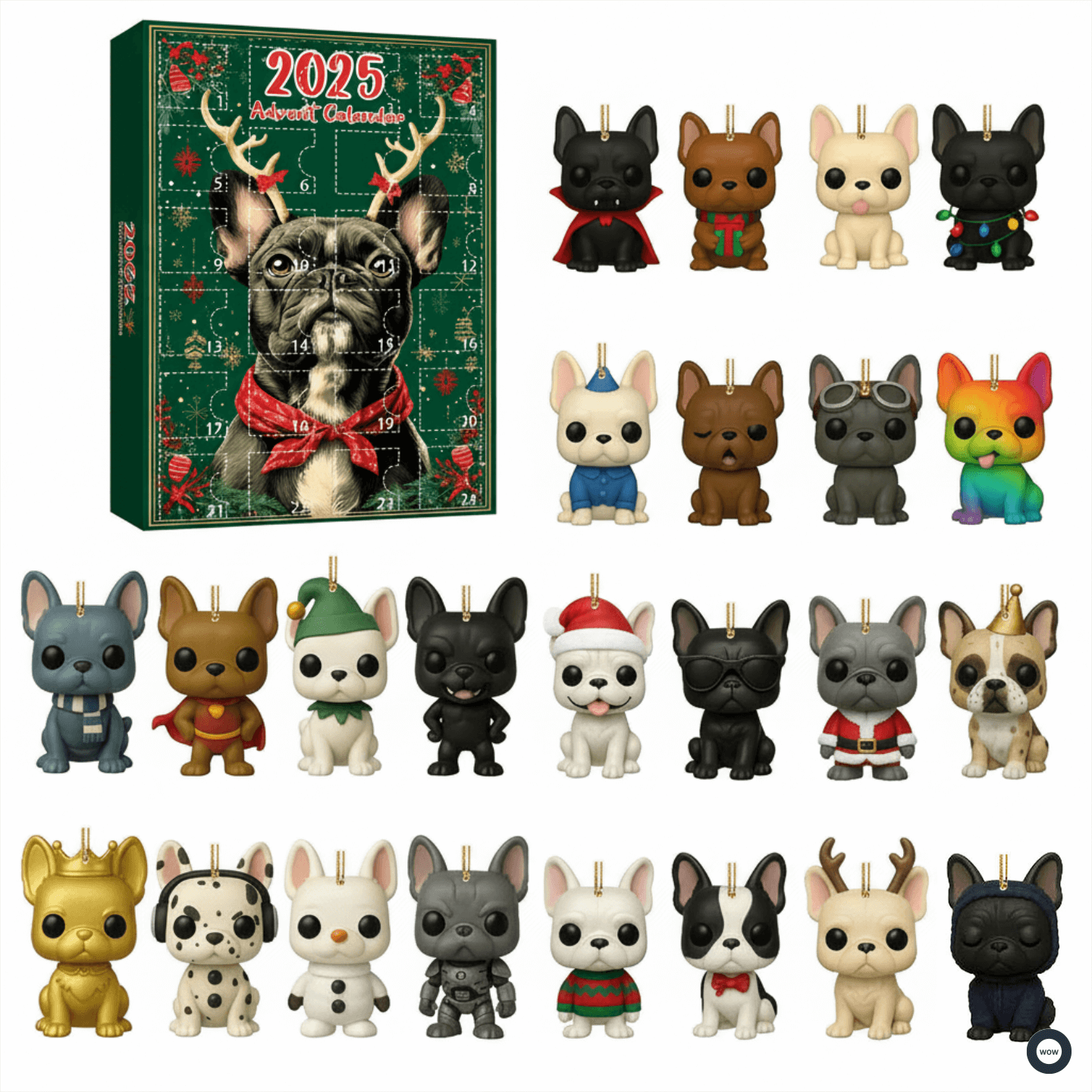 Pawfect | 2025 Grappige Honden Adventkalender Feestcadeau