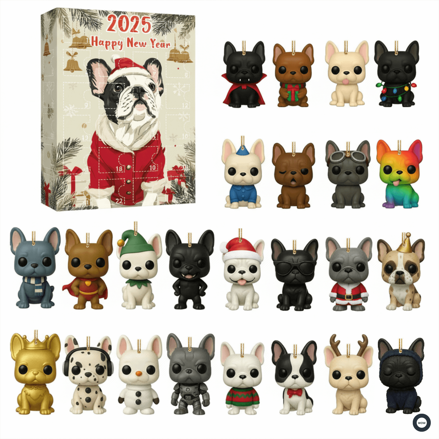 Pawfect | 2025 Grappige Honden Adventkalender Feestcadeau