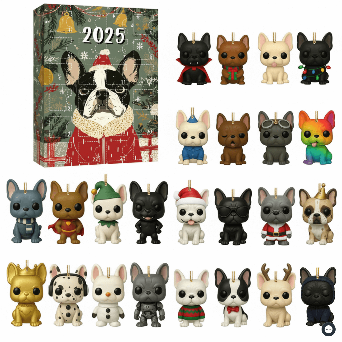 Pawfect | 2025 Grappige Honden Adventkalender Feestcadeau