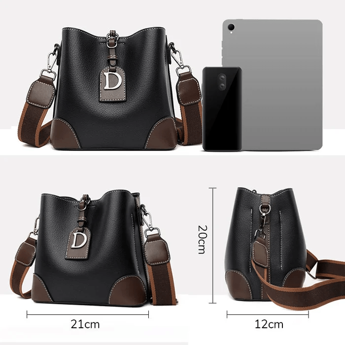 AllureLuxe | Elegante Leren Schoudertas Stijlvol Ontwerp