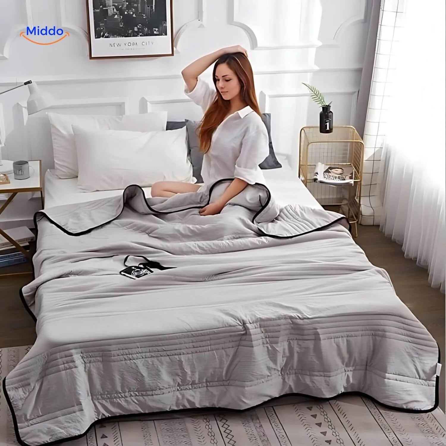 CoolBreeze™ Koeldeken | Ademend en licht dek voor verfrissend zomercomfort!