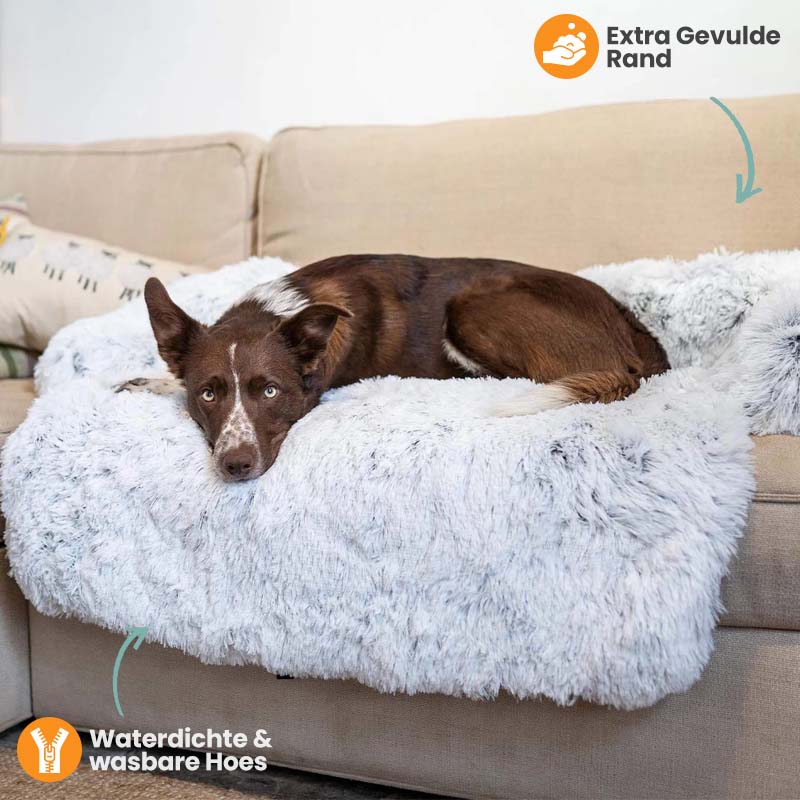 Waterafstotende Hondenbed Bescherming met Zachte Vegan Bont – Antislip, Comfortabel, Geschikt voor Alle Hondenformaten