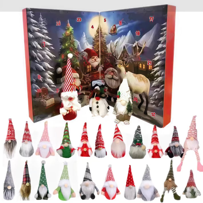 GnomeJoy adventskalender | Feestelijke kerstaftelling met charmant gnome poppetjes!