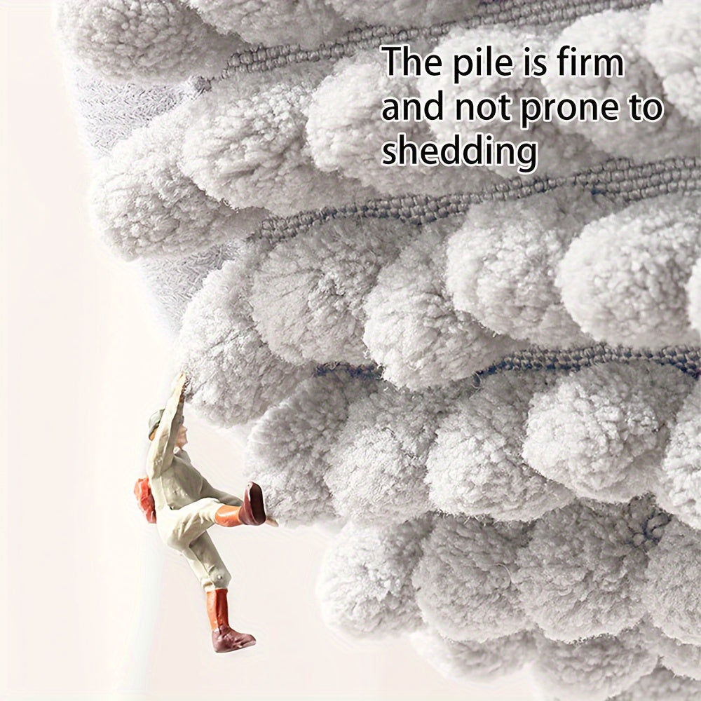 HoekZacht L-vormige Douchematt – Pluche Antislip Badmat met Hoge Absorptievermogen