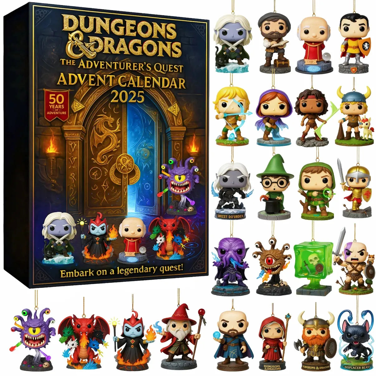 QuestMaster | Dungeons & Dragons Adventskalender 2025 – 24 Dagen Legendarische Avonturen