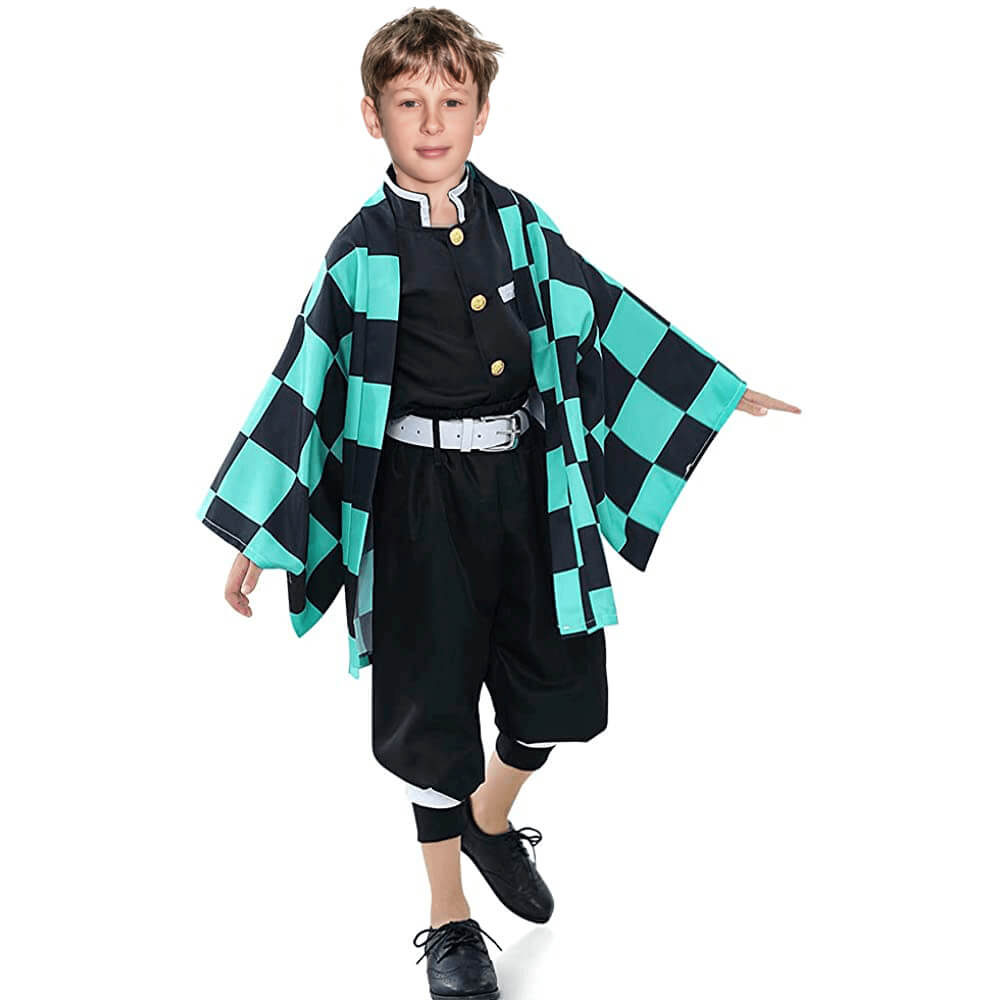 Kinderen Anime Halloween Kostuum | Kimono Cloak Cosplay Outfit