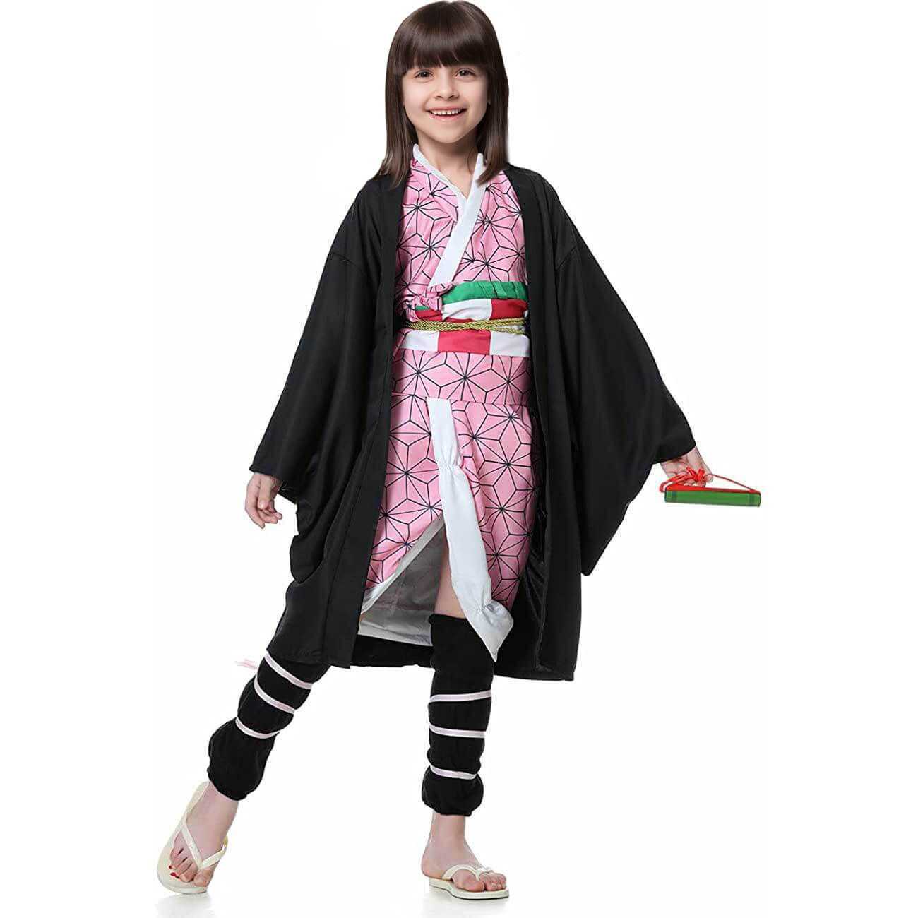 Kinderen Anime Halloween Kostuum | Kimono Cloak Cosplay Outfit
