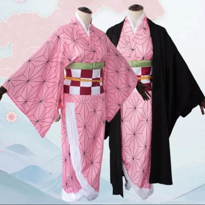 Kinderen Anime Halloween Kostuum | Kimono Cloak Cosplay Outfit