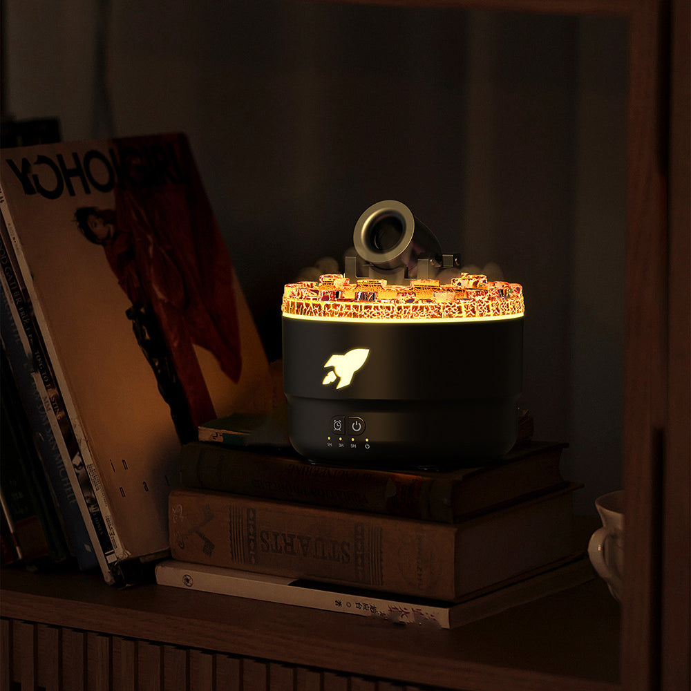 Aroma-diffuser en luchtbevochtiger met nachtlicht - LavaGlow