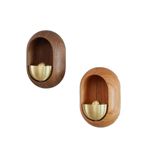 ZenChime | Elegante houten deurbel