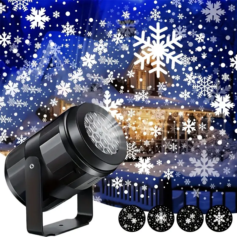Magische Sneeuwvlokken Kerstprojector – LED Lichtshow voor binnen en buiten
