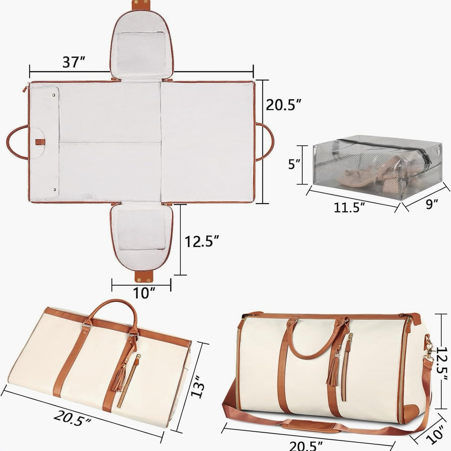 FlexiFold Bag | Waterdichte opvouwbare kledingzak
