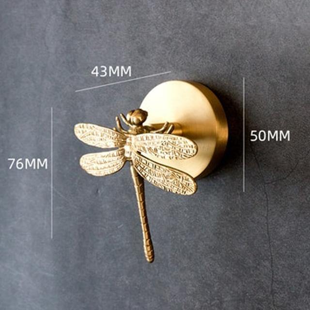 Gouden Messing Wandhaken – Handgemaakte Dierontwerpen voor Stijlvolle Wanddecoratie