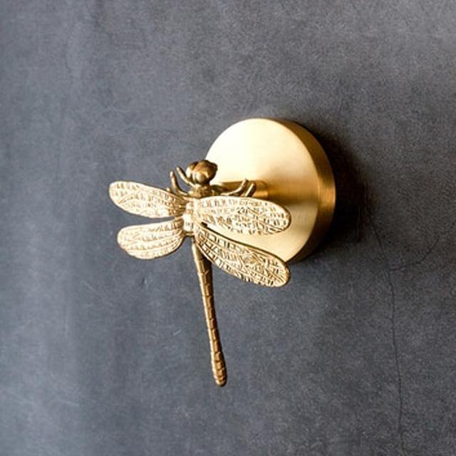 Gouden Messing Wandhaken – Handgemaakte Dierontwerpen voor Stijlvolle Wanddecoratie