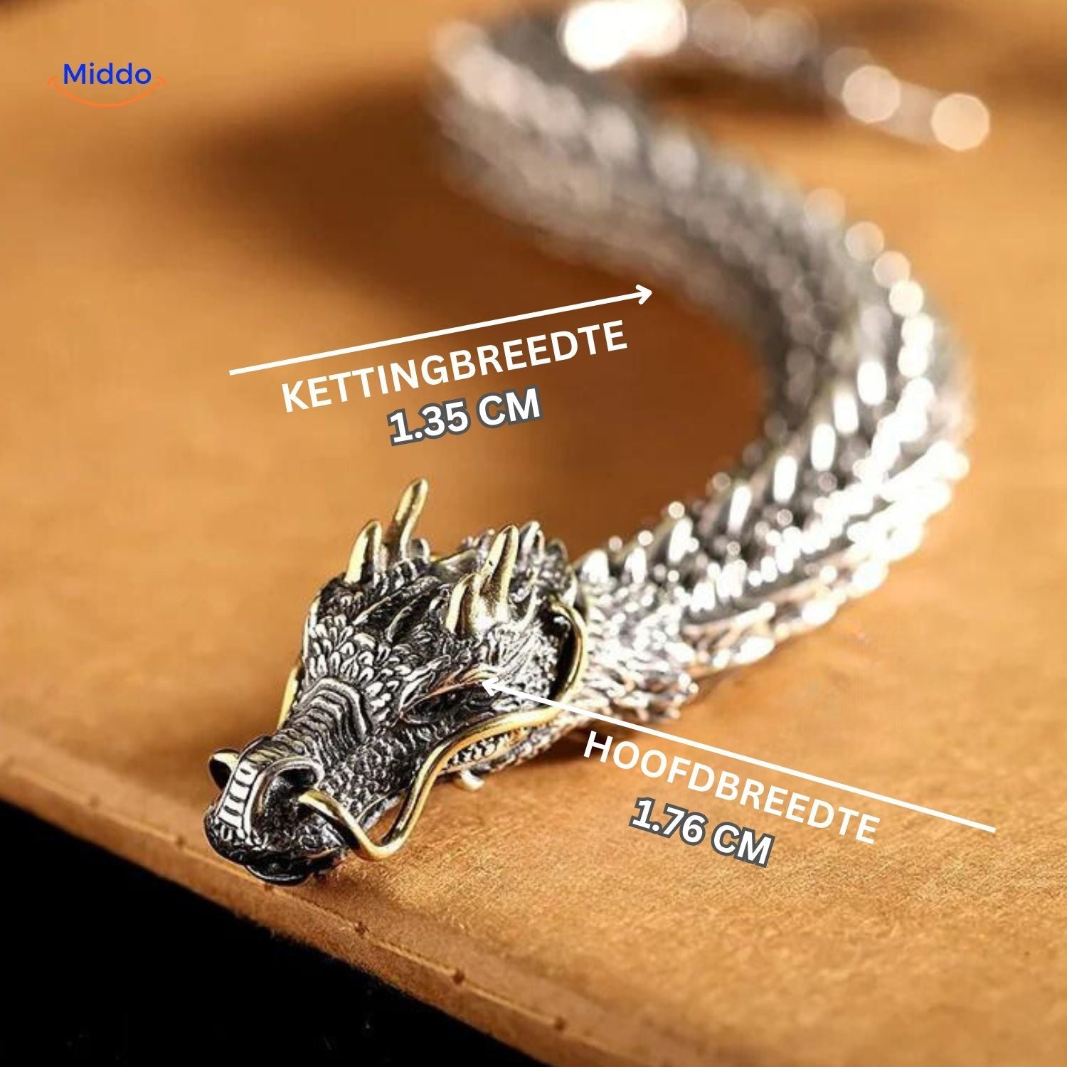 DracoShield Retro Armband | Stijlvol Accessoire voor Zelfverzekerde Mannen