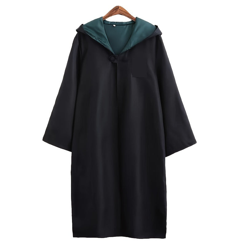 Unisex Gewaad voor Tovenaars Halloween Kostuum met Kap | Lange Mouwen