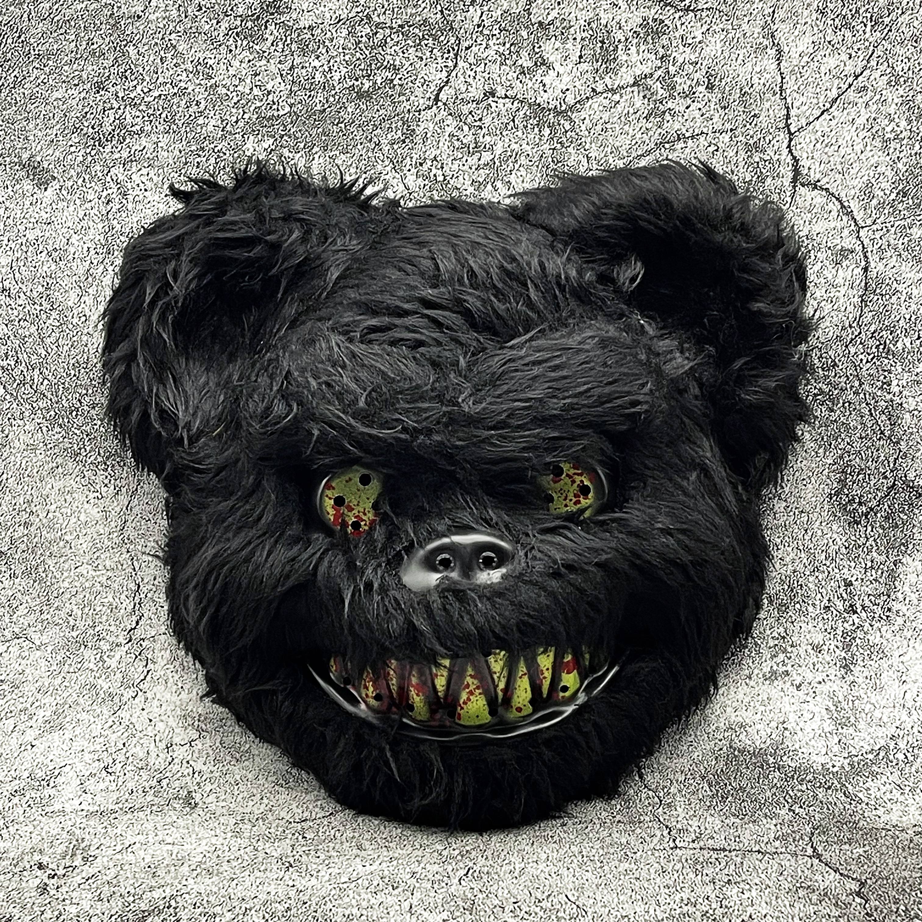 Unisex Engergende Furry Halloween Kostuum Masker | Horror Cartoon Stijl