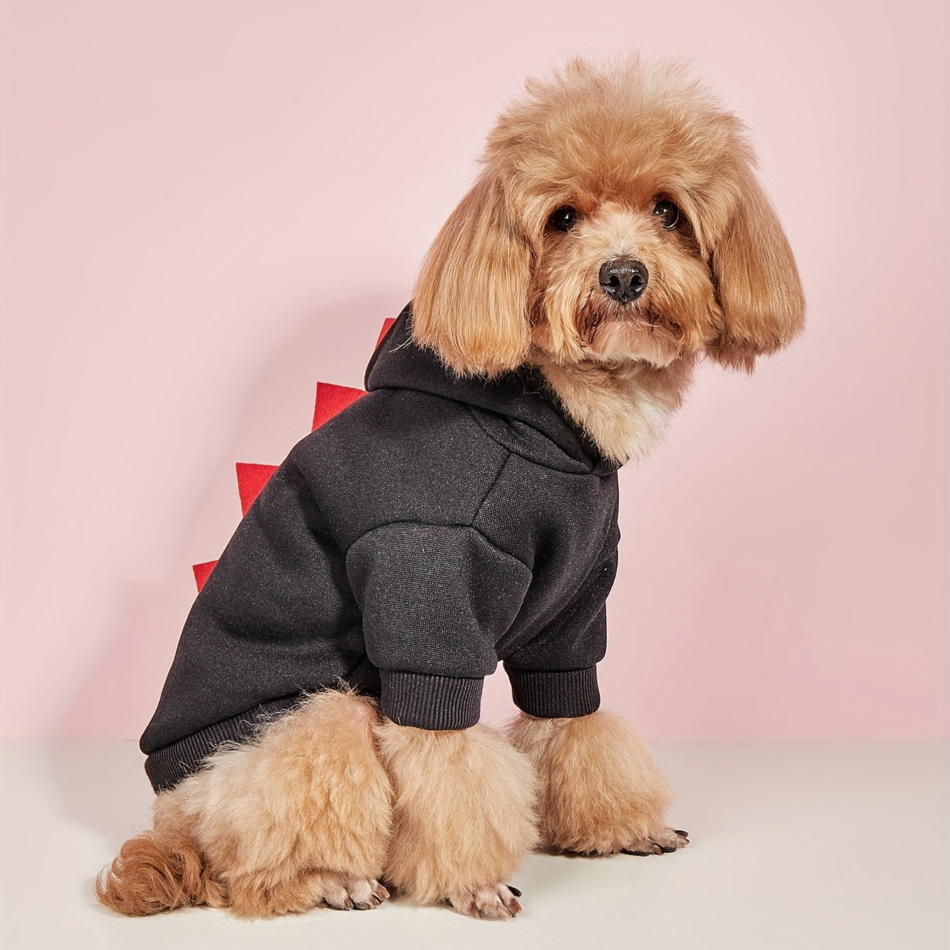 Hond Halloween Kostuum Fleece Dinosaurus Hoodie | Huisdier Outfit Warm