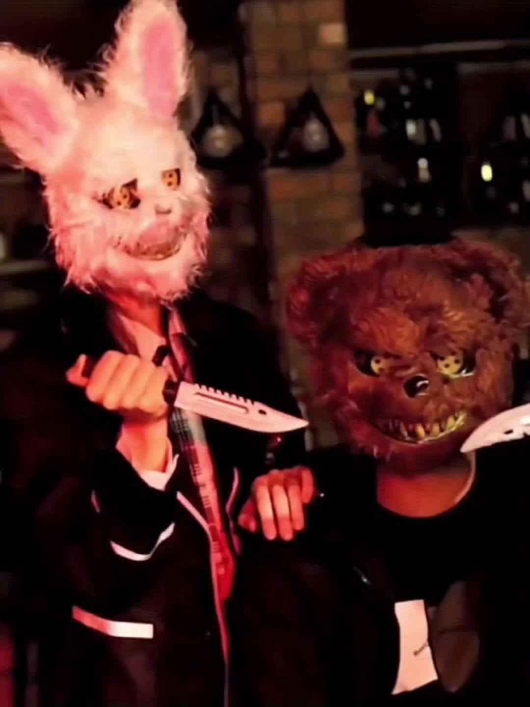 Unisex Engergende Furry Halloween Kostuum Masker | Horror Cartoon Stijl