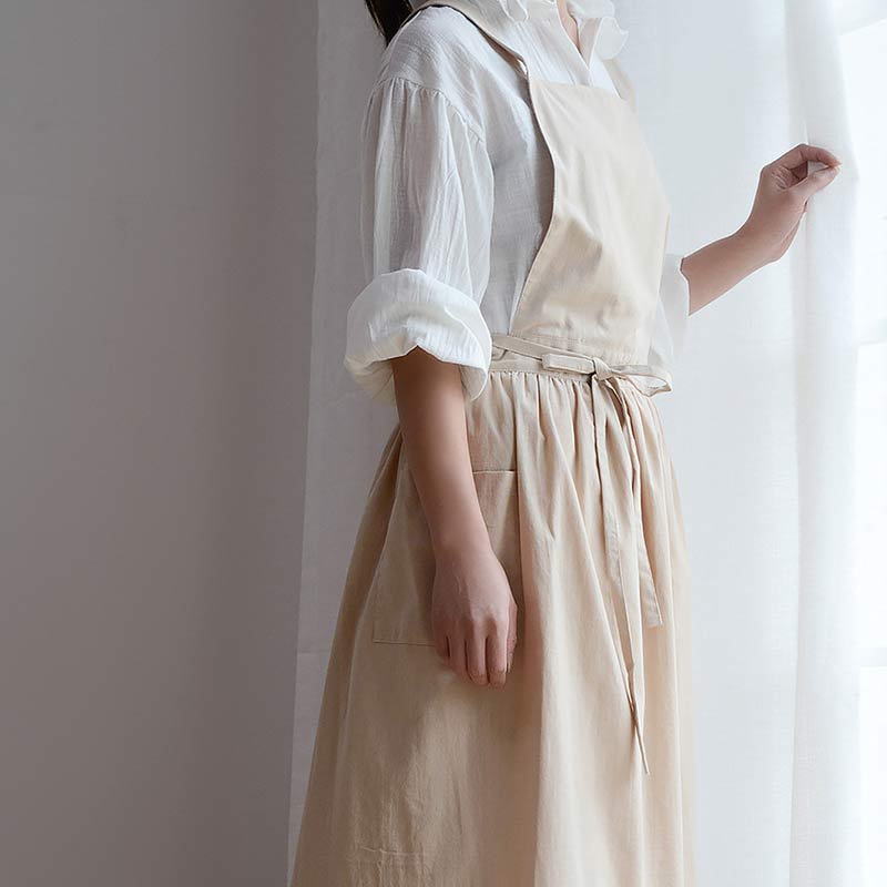 Waterdichte katoenen schort met praktische zakken – ChefMate