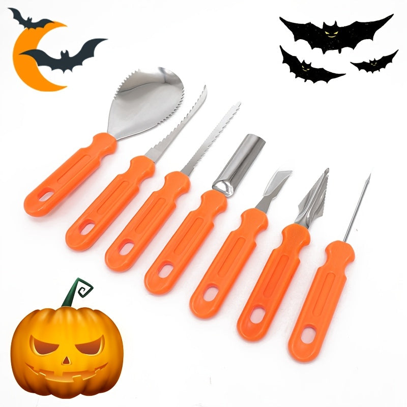 Halloween Roestvrijstalen Pompoen Snijset | Gemakkelijk Gesneden Pompoenen