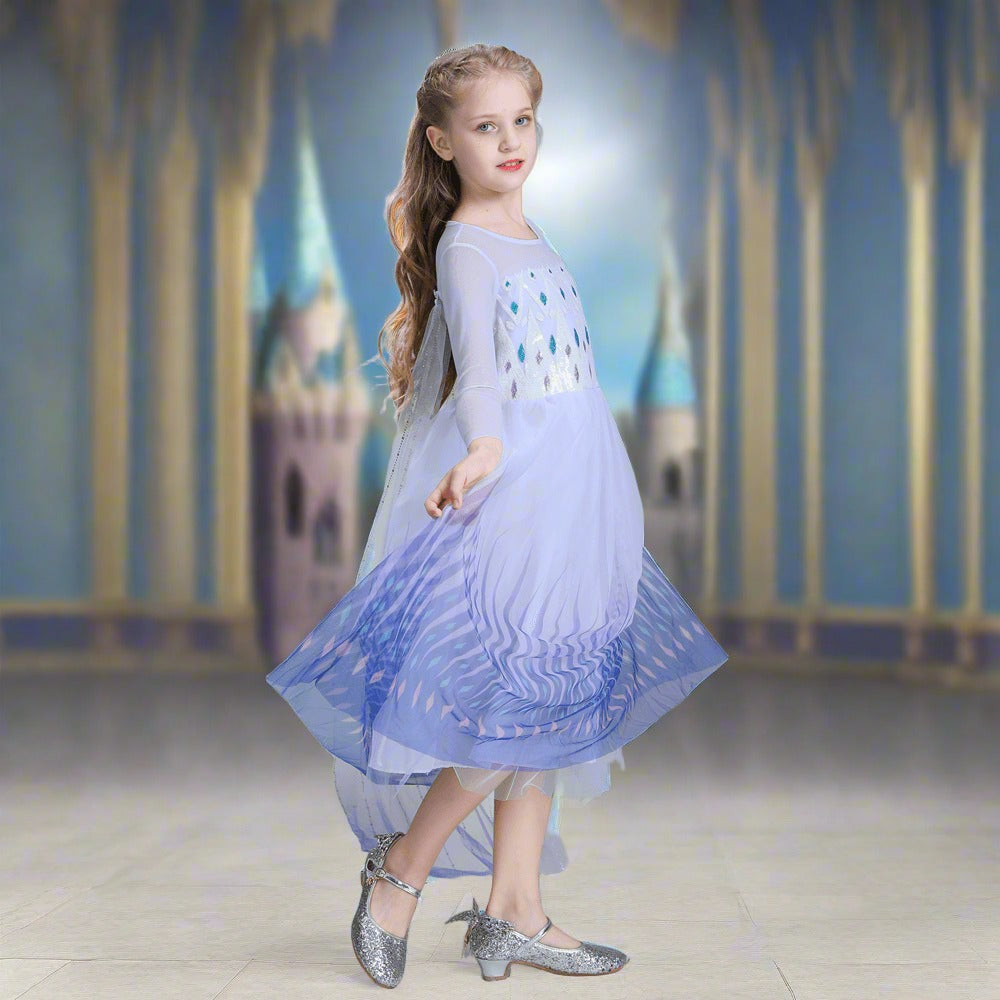 Meisjes Prinses Halloween Kostuum Lange Maxi