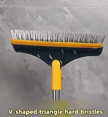 LuxiClean Dubbel-Actie Vloer Schrobborstel | Moeteloos schoonmaken en vegen voor een sprankelende afwerking