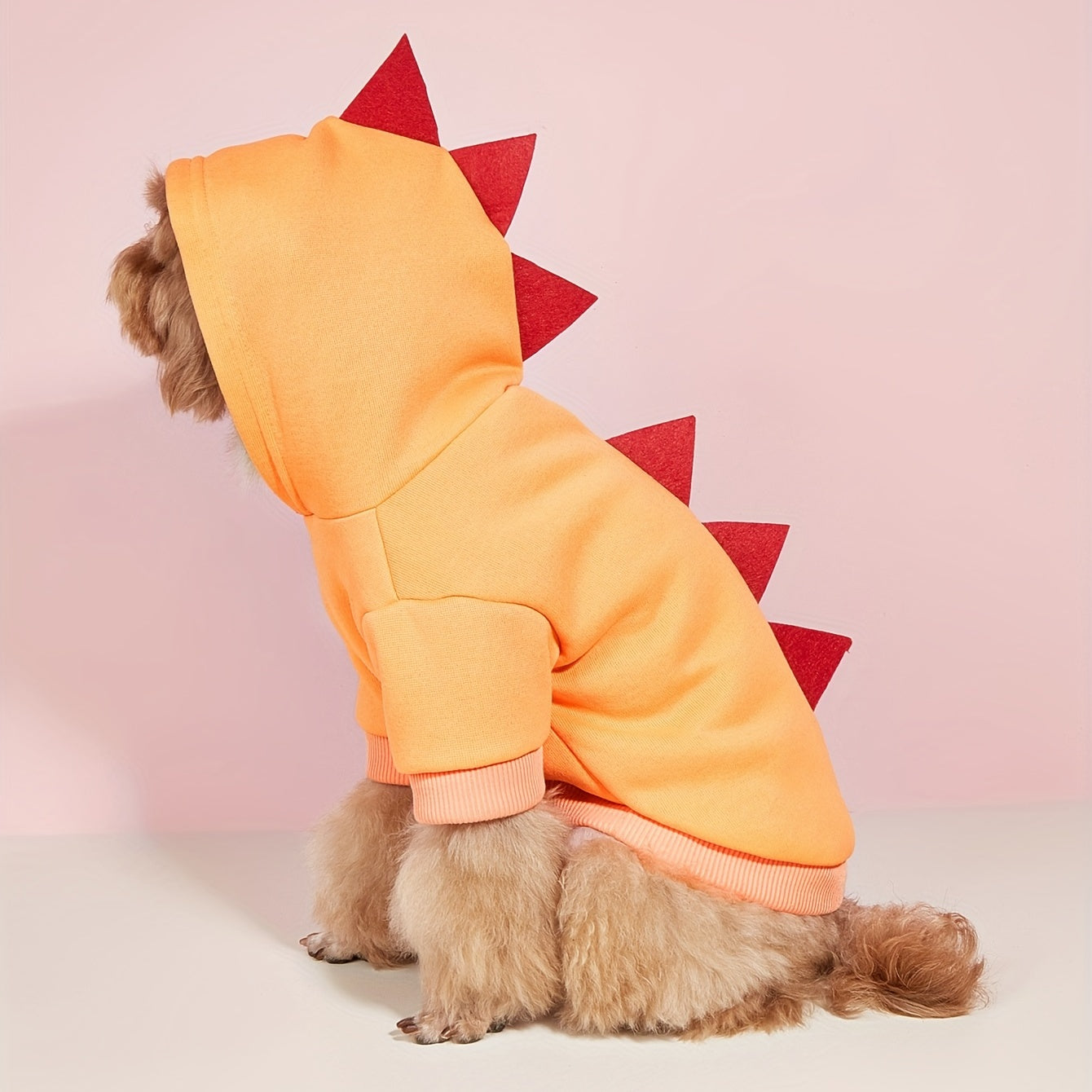 Hond Halloween Kostuum Fleece Dinosaurus Hoodie | Huisdier Outfit Warm