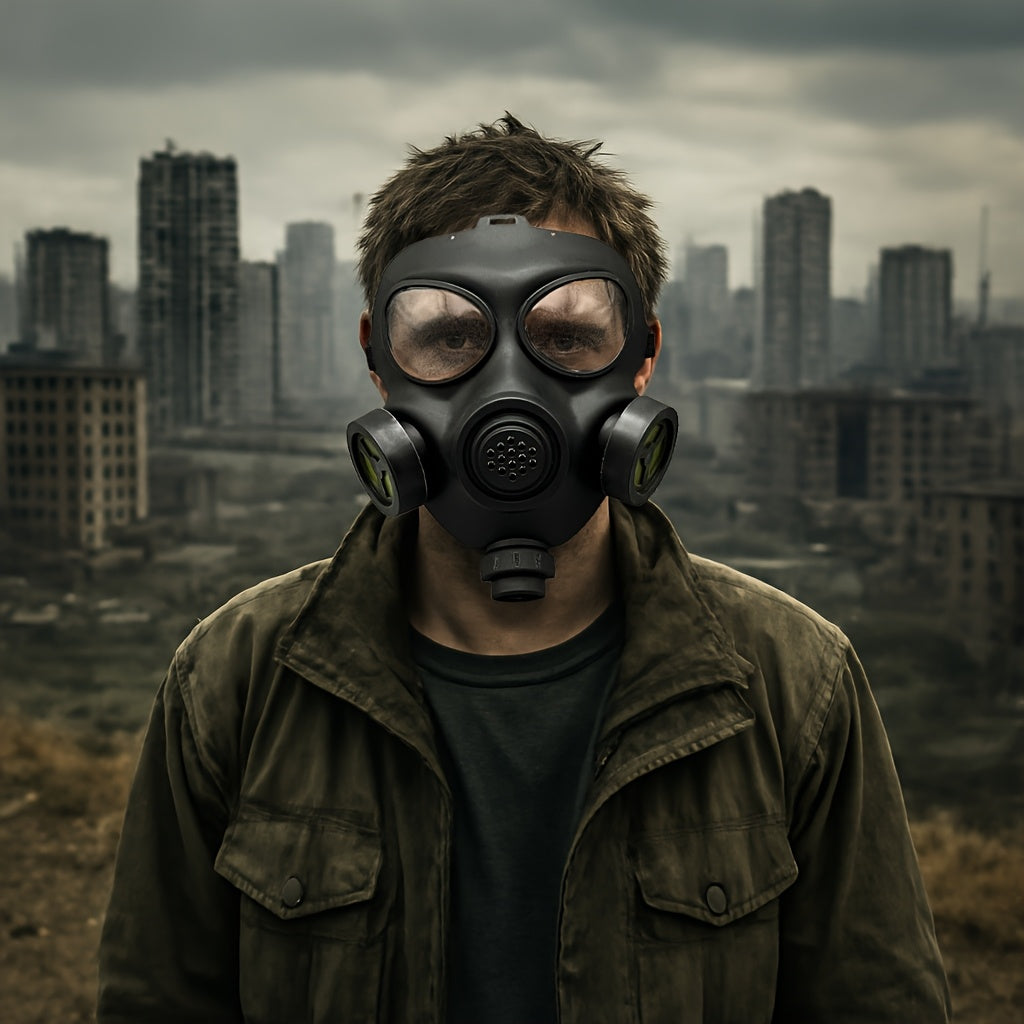 Tactische Volledige Gezicht Halloween Gasmasker voor Mannen | Post-Apocalyptische Cosplay