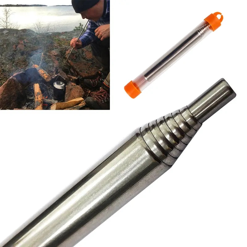 Survival-Blasrohr voor Outdoor-Koken – FireBoost