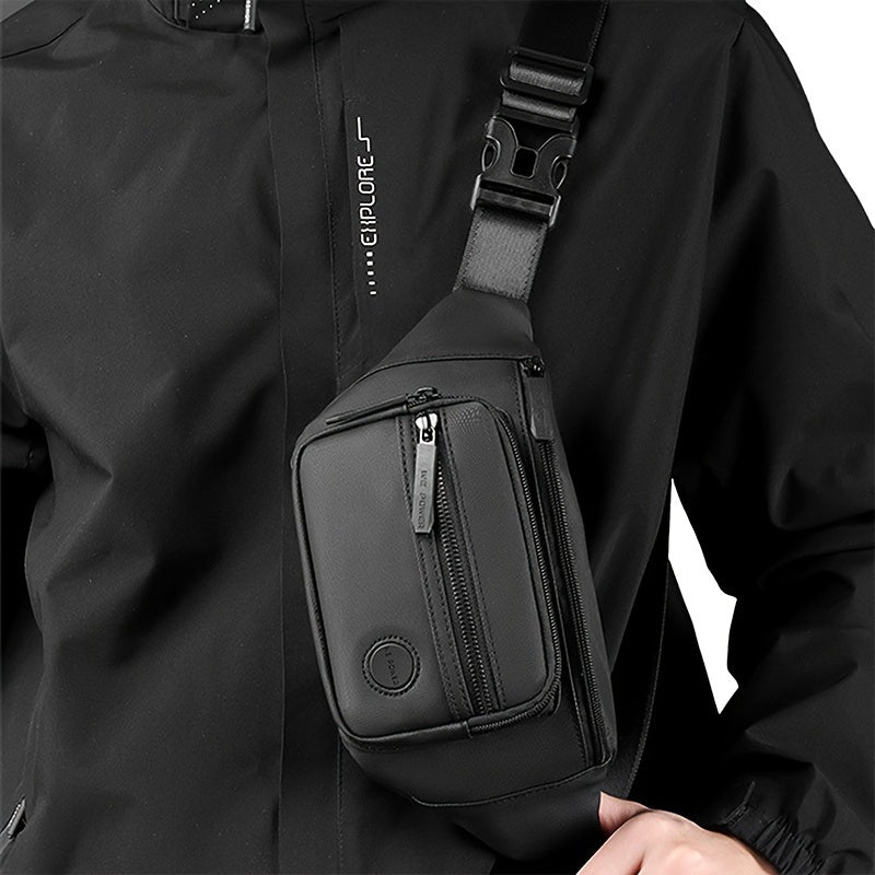 Heren Heuptas MotionGear – Multifunctionele Crossbody-tas met Verstelbare Band