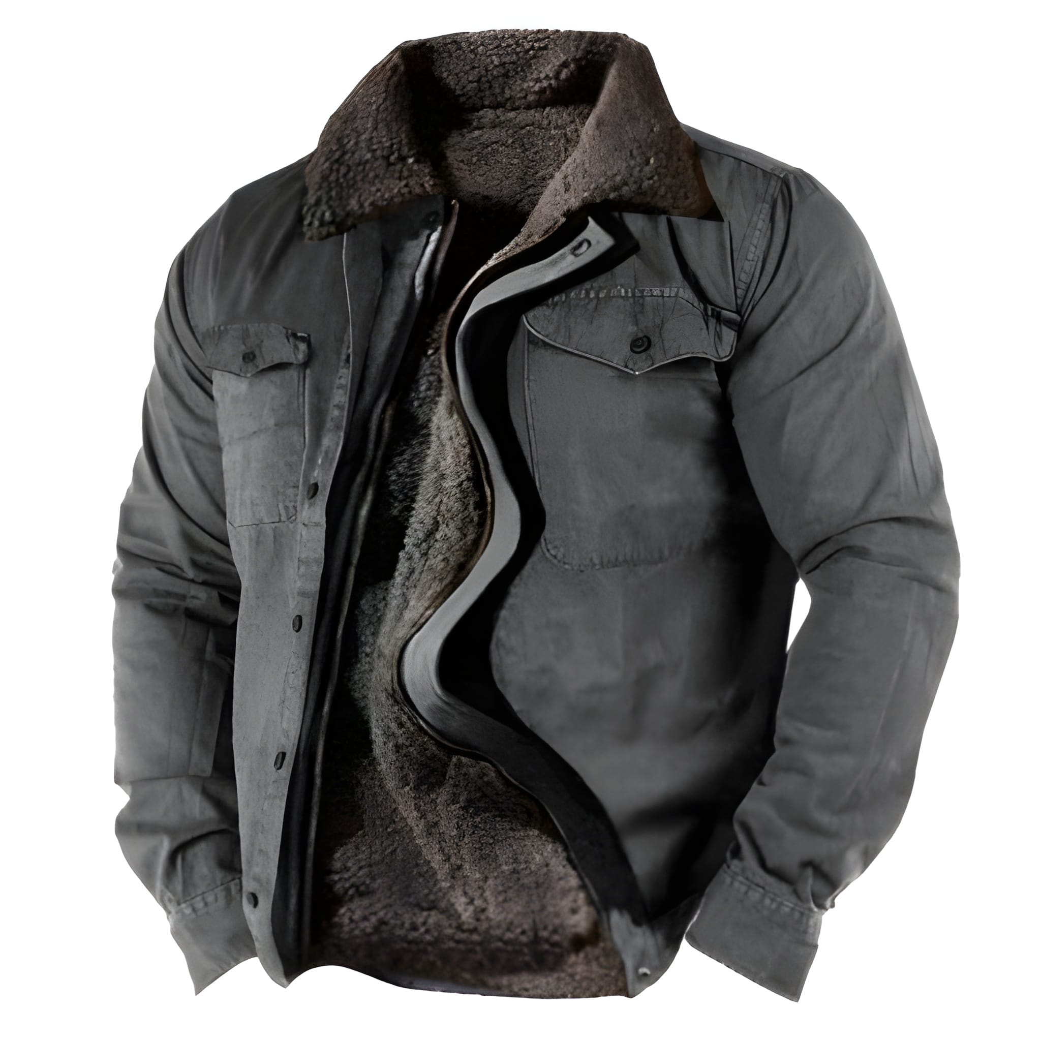 Winterjas Heren | Military Jacket | Functionele Zakken | Duurzame Tussenjas