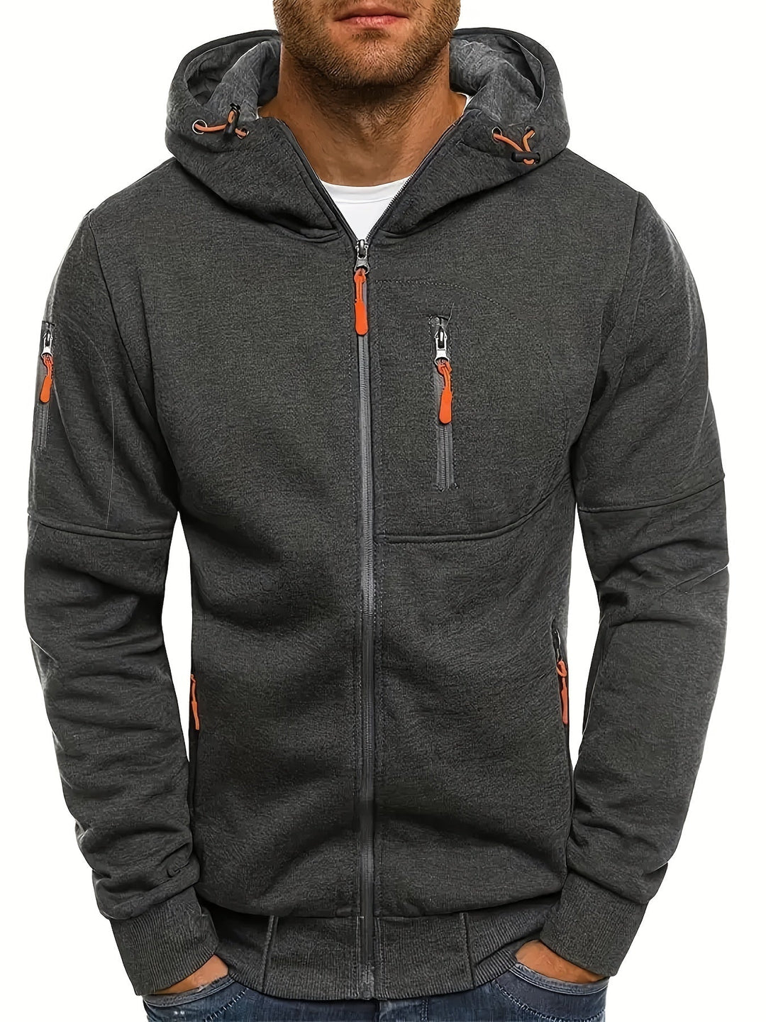 Moderne casual hoodie voor heren met ultieme warmte en veelzijdige stijl | Maik
