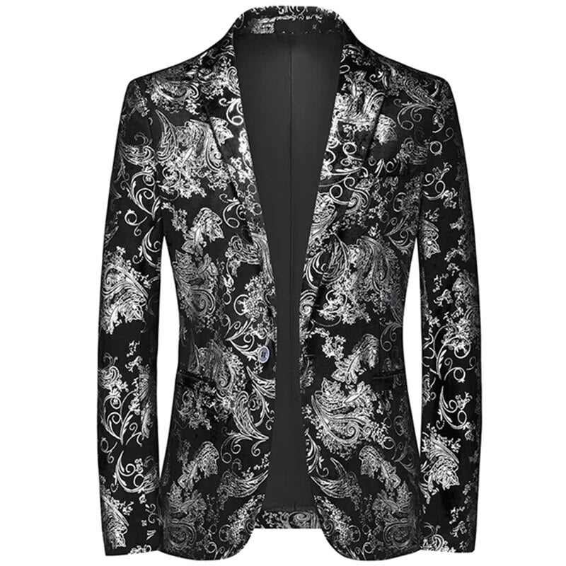 Heren Blazer SilverLine – Waterdichte Blazer met Zilveren Accenten