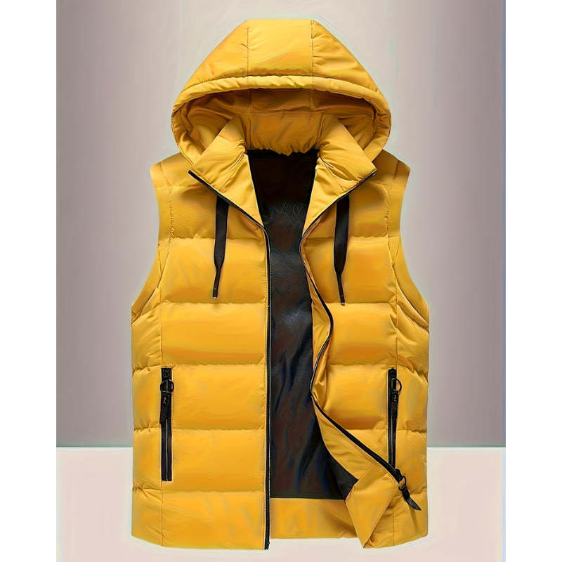 Heren Bodywarmer | Winter Vest met Capuchon | Licht & Warm Outdoor