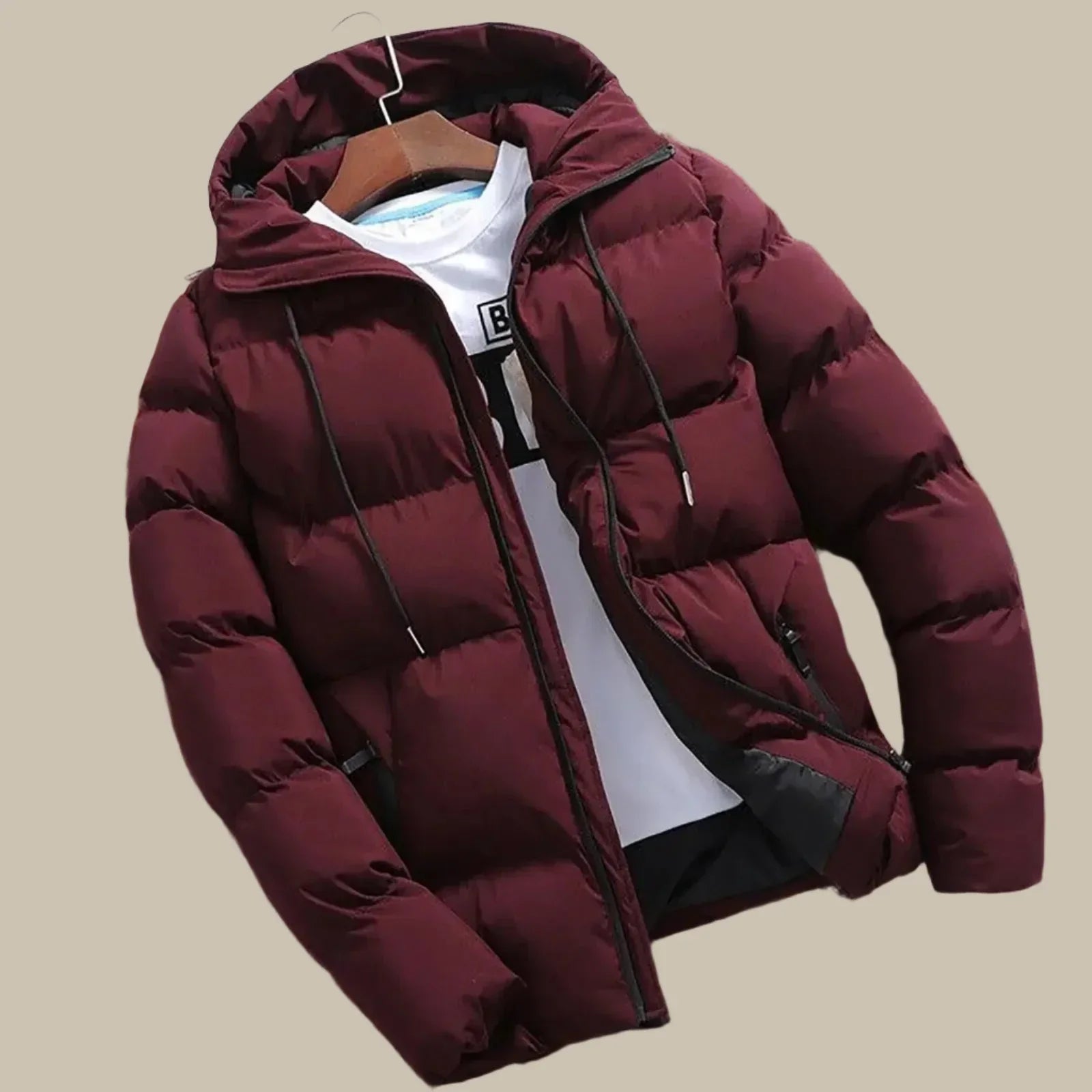Winterjas Heren | Waterdichte | Puffer Design | Met Capuchon