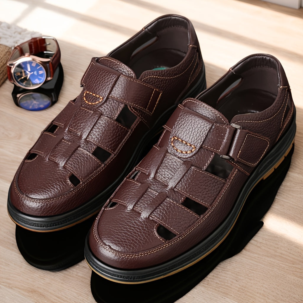 Heren Zomer Schoenen LeerComfort – Ademend, Antislip en Duurzaam