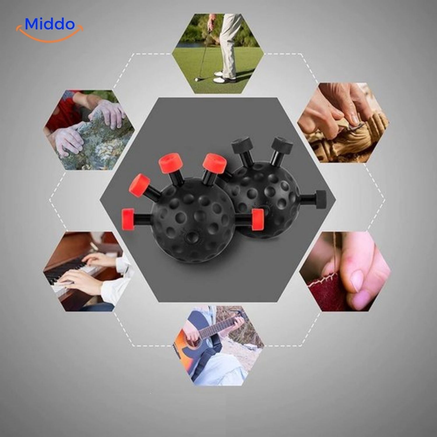 GripEase Vinger Trainer | Versterkt de vingers en vermindert stress