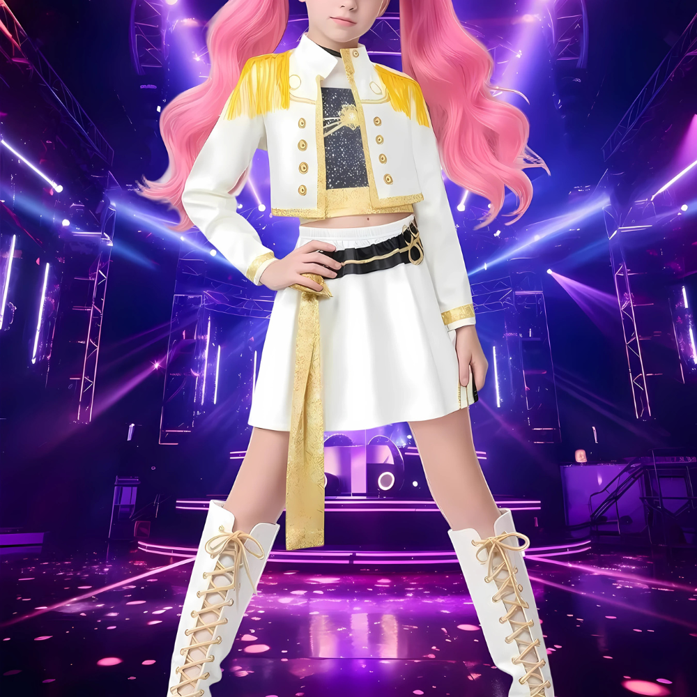 Kpop Hunter Halloween Kostuum Kinderen Outfit Set