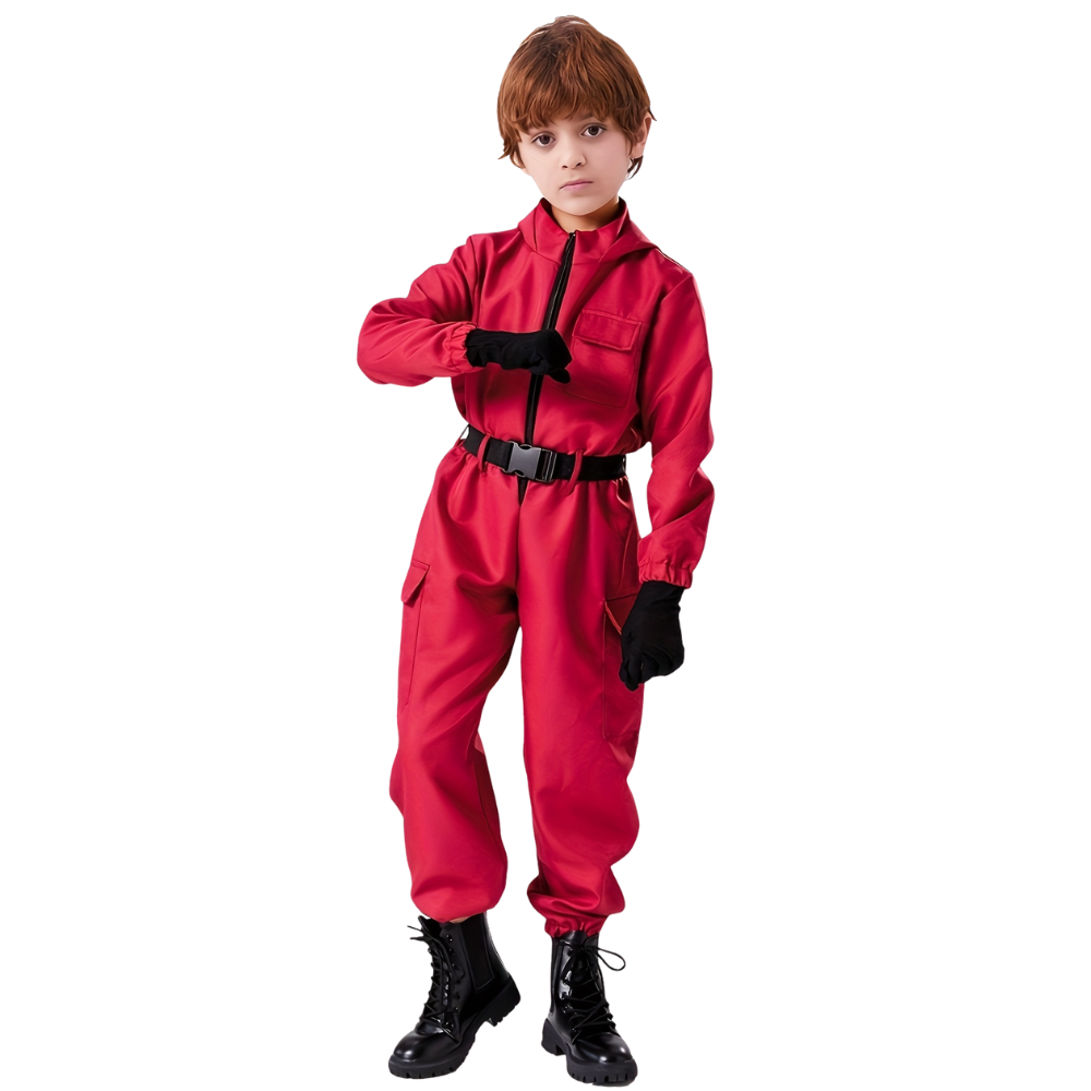 Kinderen Halloween Soldaat Jumpsuit Kostuum Set