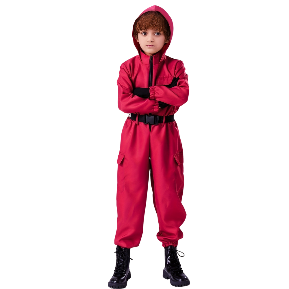 Kinderen Halloween Soldaat Jumpsuit Kostuum Set