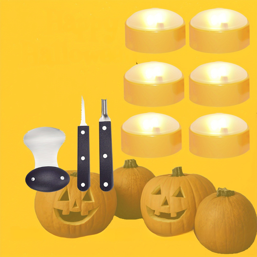 Halloween Professionele Pompoen Snijgereedschap Set | Eenvoudig Gesneden Pompoenen Duurzaam