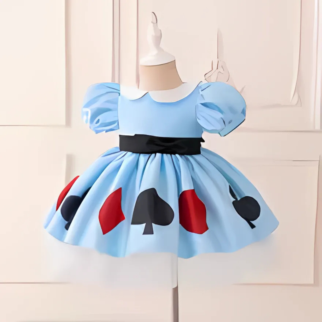 Meisjes Puff Sleeve Verhaalboek Halloween Kostuum Jurk | Mini