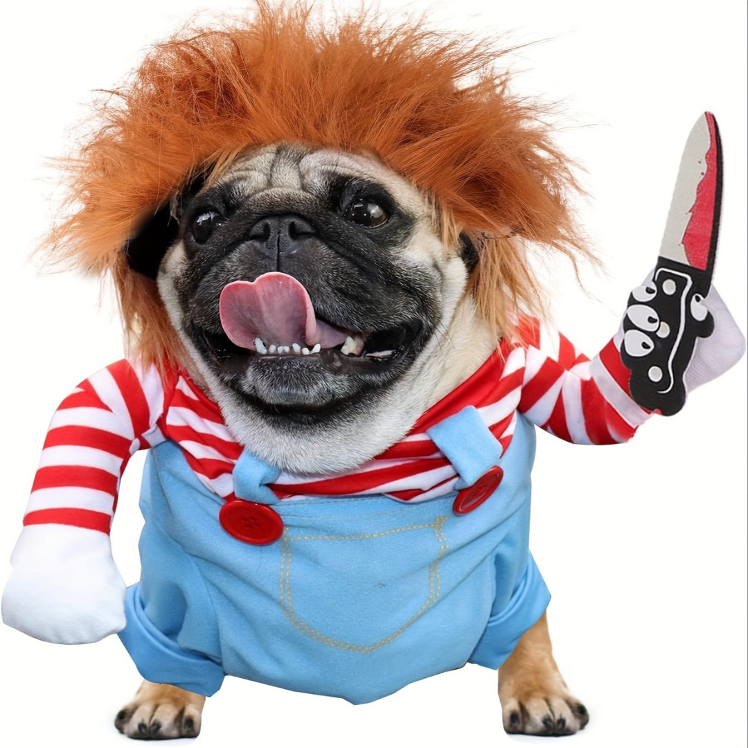 Honden Halloween Kostuum Pluche Grappige Outfit | Eng Poppenontwerp