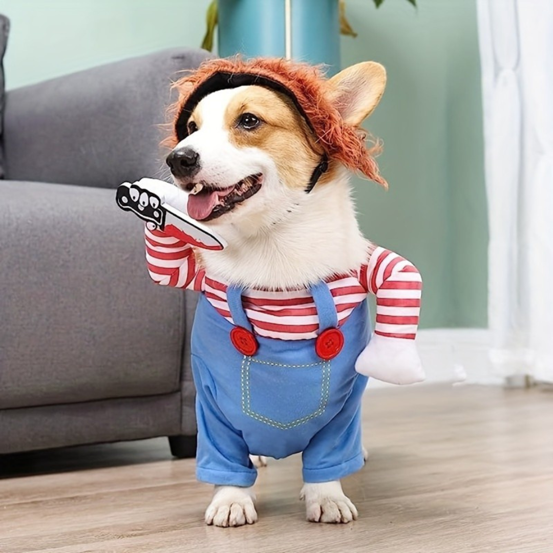 Honden Halloween Kostuum Pluche Grappige Outfit | Eng Poppenontwerp